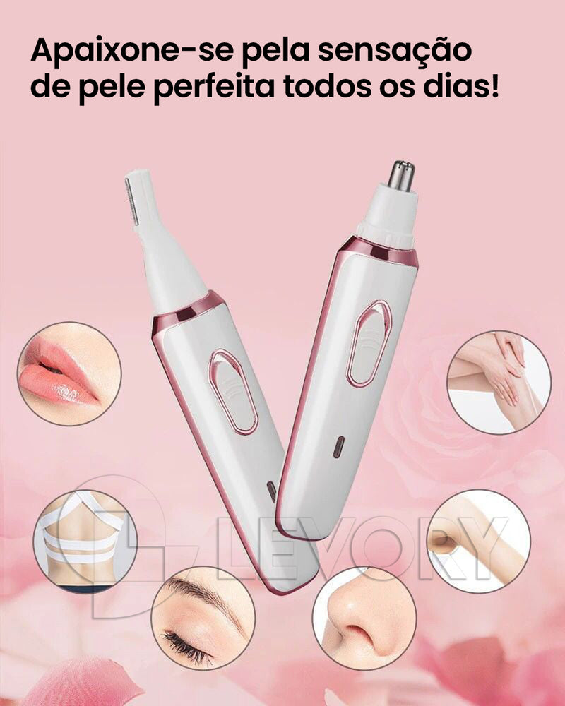Depilador Elétrico DermiLiss 4 em 1
